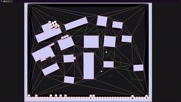Final demo - bullets, physics, AI all running together